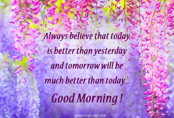 Always Believe-Good Morning-wg6601