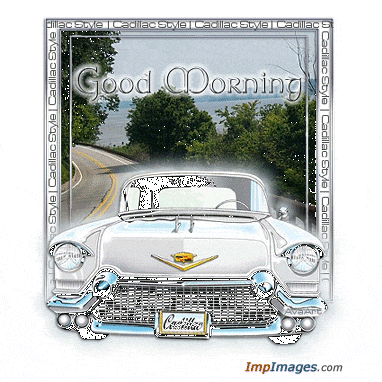 Good Morning With Car Glitter-wg01212