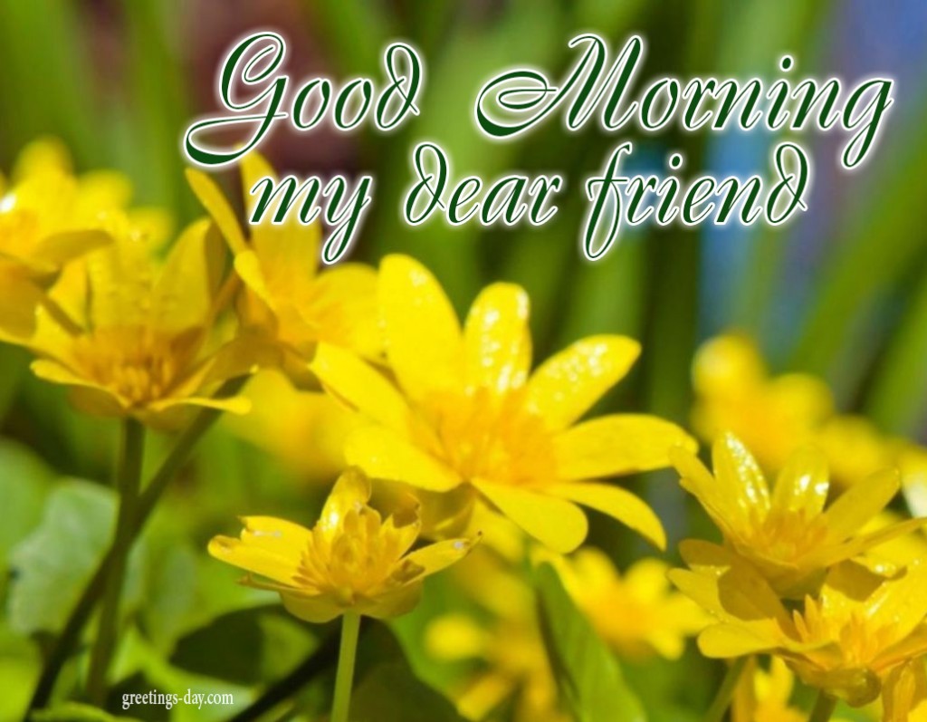 My Dear Sweet Friend Wishing U Good Morning - Good Morning Wishes & Images