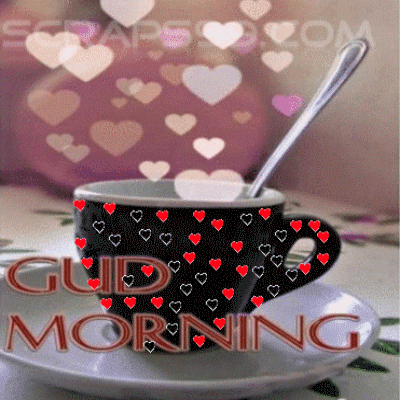 Glittering Morning Tea Cup