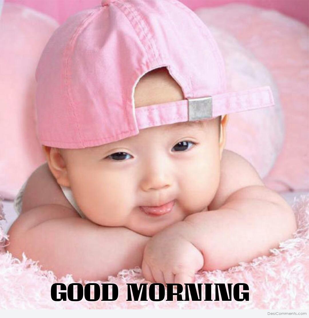 Cute Baby Wishing Good Morning
