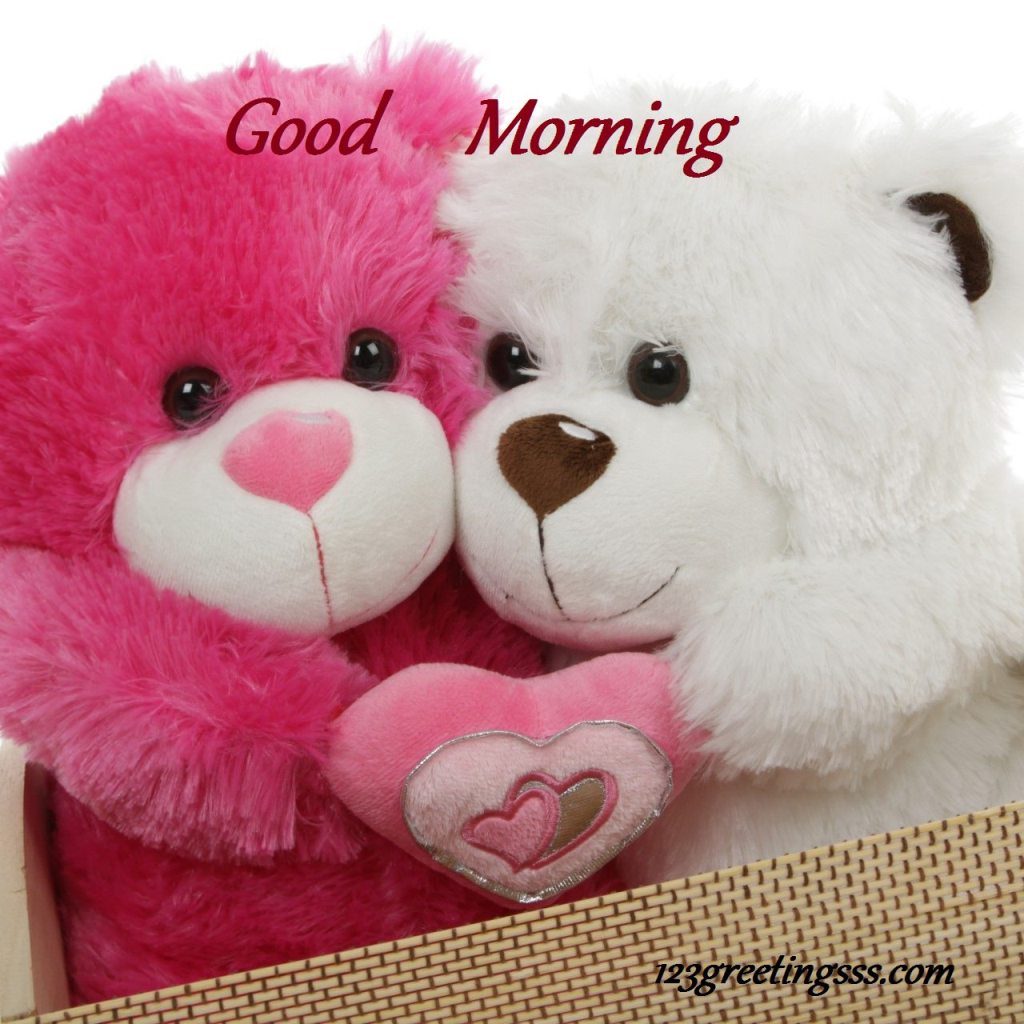 Good Morning – Cute Teddy Image