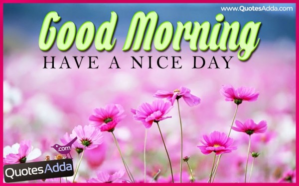 Good Morning With Sweet Flowers - Good Morning Wishes & Images