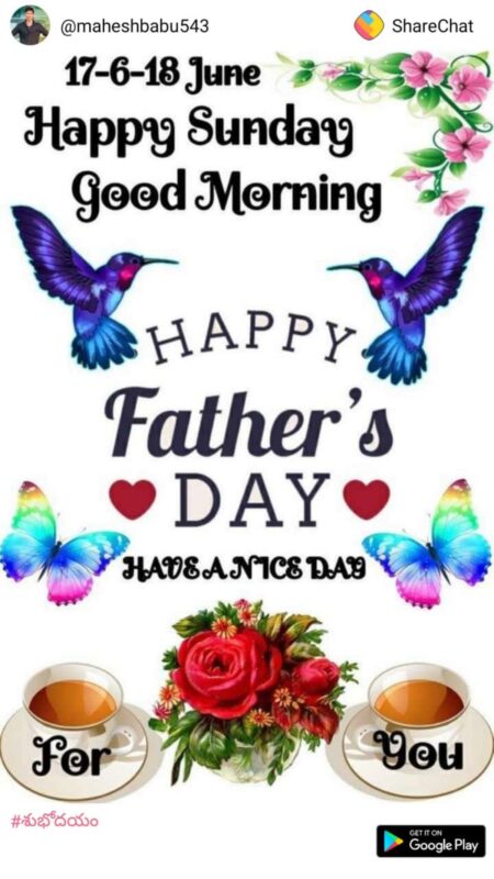 Good Morning, Happy Father's Day