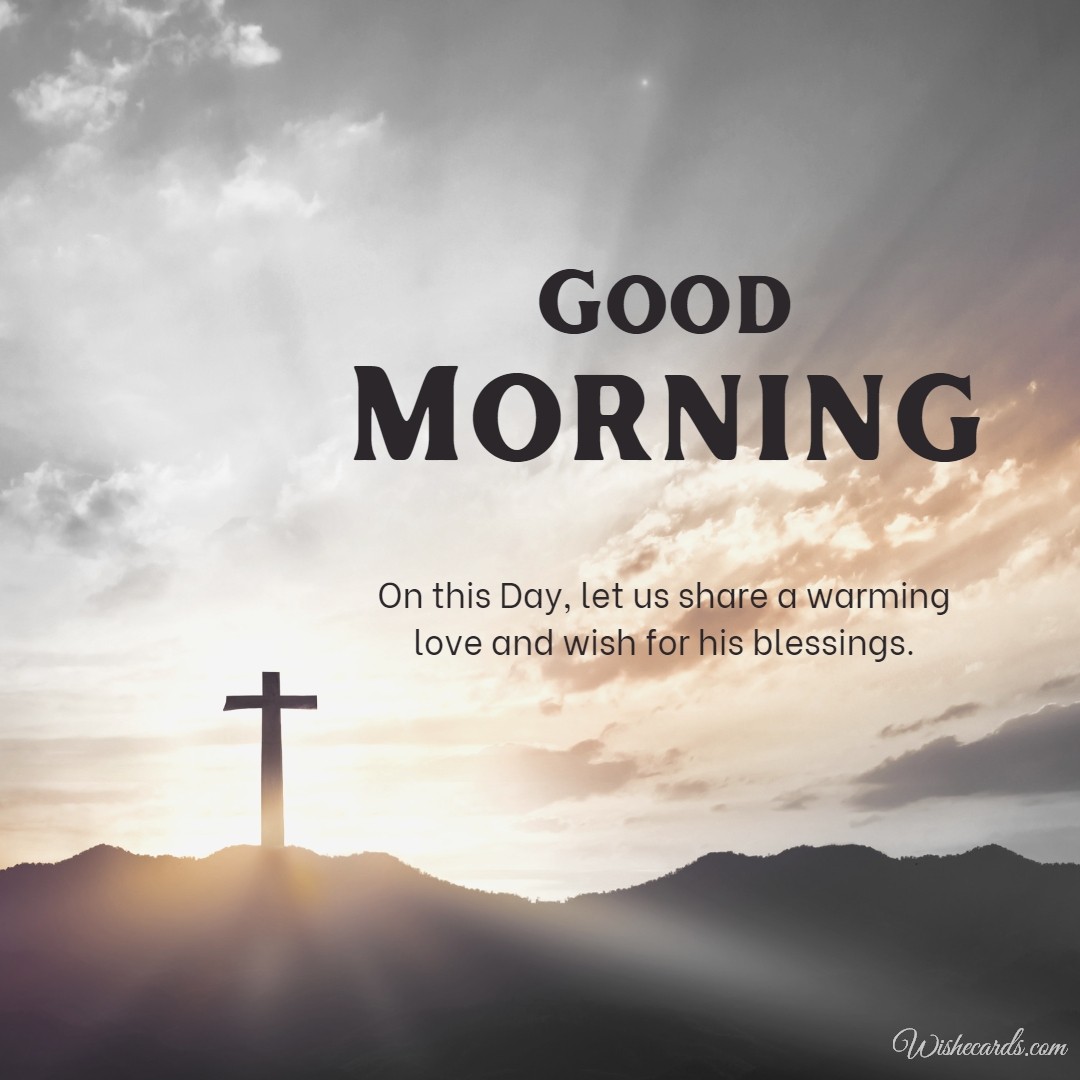 Christ Good Morning Image - Good Morning Wishes & Images