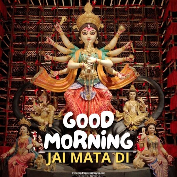 Good Morning Jai Mata Di Photo